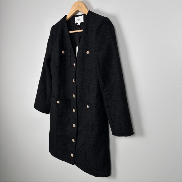 NEW Tuckernuck Pomander Place Black Tweed Kiera Dress - Picture 10 of 13